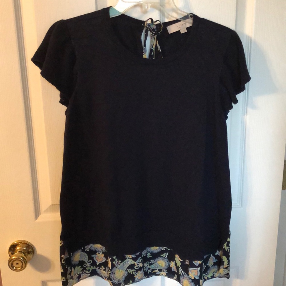 Loft tie back top